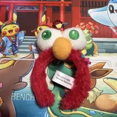 USJ エルモ　カチューシャ　キーチェーン　キーホルダー　セサミストリー