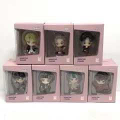 42●BTS TinyTAN モニターフィギュア 7種コンプ KM0304-1