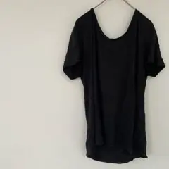 １点もの✨ 黒 半袖 ブラック Tシャツ トップス 夏服