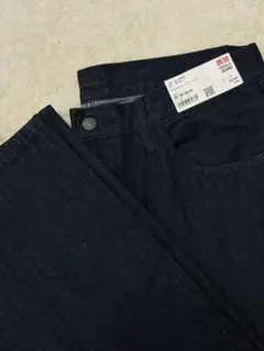 ユニクロ ワイドストレートジーンズ 68BLUE