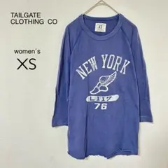 TAILGATE CLOTHING CO 長袖TシャツXS ネイビー　古着mix