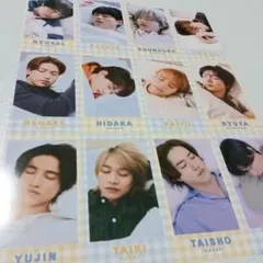 Myojo2月号　寝顔＆寝相カード(抜けあり)