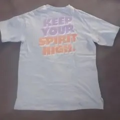 BREEZE　丈長　Tシャツ　130cm　プリント　ロゴ　水色
