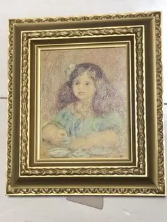絵画 人物画 ルノワール ヒナギクを持つ少女 - メルカリ