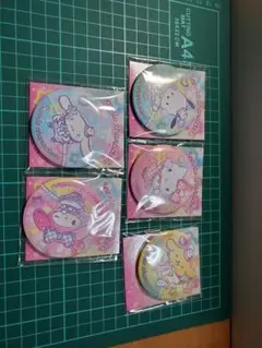 ☆セブンイレブン サンリオ×オリジナル缶ミラー 全5種セット☆