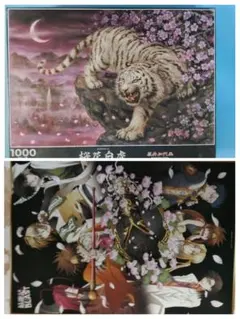 吉祥四神図 2000ピース 花鳥の四季 2014ピース ジグソーパズル まとめ 