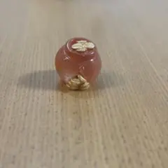 2567】ガラス細工 きのこハウス ピンク ドット - メルカリ