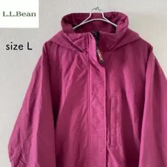 L.L.Bean マウンテンパーカー 刺繍ロゴ パープル