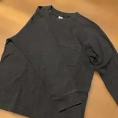 UNIQLO キッズ ブラック 長袖カットソー 150