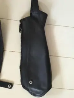 ARIAT 블랙 가죽 챕스