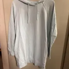 Nike ライトブルーフード付きパーカー　ワンピース　XS