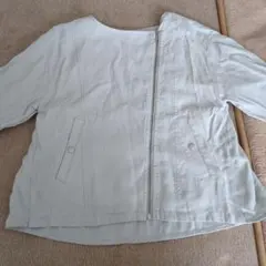 PAGEBOY ライトグレー ライダースジャケット ブルゾンのサムネイル
