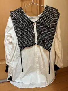 JEANASIS チュニック ニットベストレイヤード風
