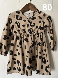SHEIN ヒョウ柄 ワンピース 12-18M