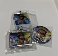 ELLY キーホルダー バッジ セット