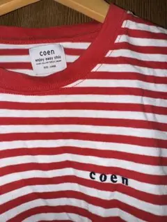 coen ストライプ Tシャツ Lサイズ