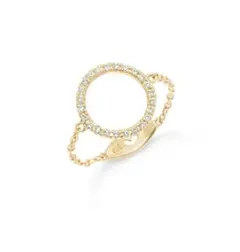 ★定価15万★AHKAH アーカー★18K ティナサークルチェーン リング★のサムネイル