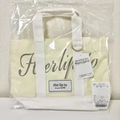 HLT Canvas Mini Tote トートバッグ Herlipto 黄色