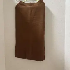 ニットスカート ひざ丈スカート