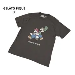 ジェラートピケ　半袖　Tシャツ　カットソー　マリオ　ルイージ　フリーサイズ