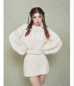 ダーリッチ　キルティングロゴニットセットアップ