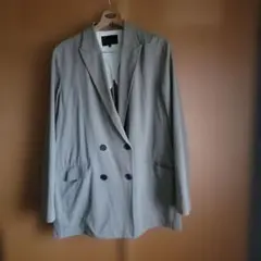 【iCB】サイズ44号✴カーキ✴ジャケット✴大きめ✴カーキ✴