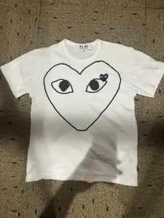 PLAY COMME des GARÇONS ハートTシャツ M 白