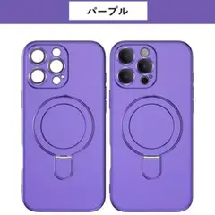 iphone15pro magsafeケース　カバー カメラレンズ保護　スタンド