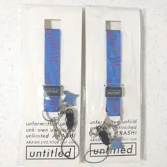【新品】嵐 LIVE TOUR untitled ネックストラップ 青(福岡)