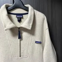 パタゴニア ウーリーフリースプルオーバー L ベージュ