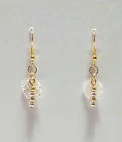 ぬ　 ハンドメイドピアス