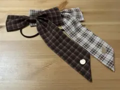 talbyyumi チェックリボンヘアゴム　2点のサムネイル