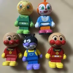 アンパンマン ブロックラボ　ドール人形　6体