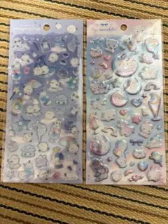 正規品 クーリア シマエナガグリッターシール マイスパークルぷっくりシール