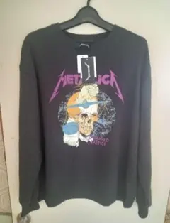 METALLICA メタリカ トレーナー スウェット ダークグレー Lサイズ