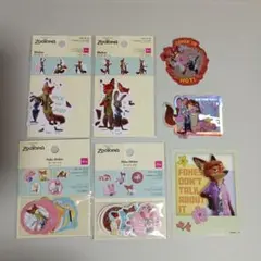 ズートピア2 ニック ジュディ ステッカー ブロマイド まとめ売り