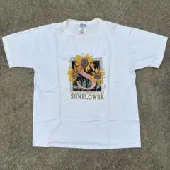 希少ひまわり 00s 90s Tシャツ 向日葵 hanes - メルカリ