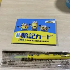ミニオンズ 暗記カードとマーカーペンセット