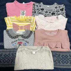 オールブランド　トップス　長袖　80cm 7点セット　まとめ売り　女の子　ベビー