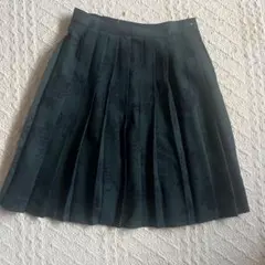 beautiful people ダークグリーン プリーツスカート