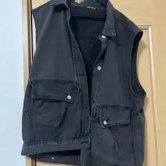 SPRAY PREMIUM ブラック デニム ベスト