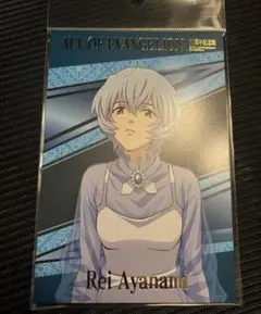 箔押しポストカード 綾波レイ 30周年記念展 ALL OF EVANGELION