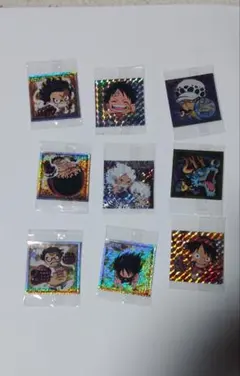 ワンピースウエハースシールセット9点