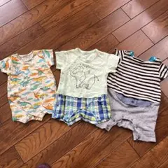 ベビーロンパース３枚セット
