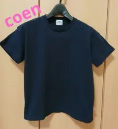 coen ネイビー 半袖Tシャツ レディース　Mのサムネイル