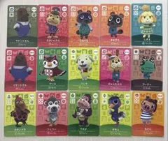 どうぶつの森 amiiboカード 15枚セット まとめ売り
