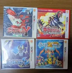 ポケットモンスターY、ムーン、オメガルビー、超不思議のダンジョン 4本セット