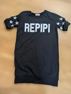 REPIPI 半袖 トップス スター柄 ブラック Sのサムネイル