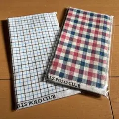 タオルハンカチ BEVERY HILLS POLO CLUB２枚 チェック