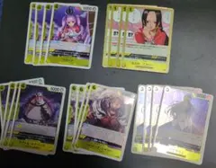 ワンピース カードゲーム 蒼海の七傑　黄デッキパーツセットR各4枚